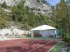 tennis court of origan camping village origan 